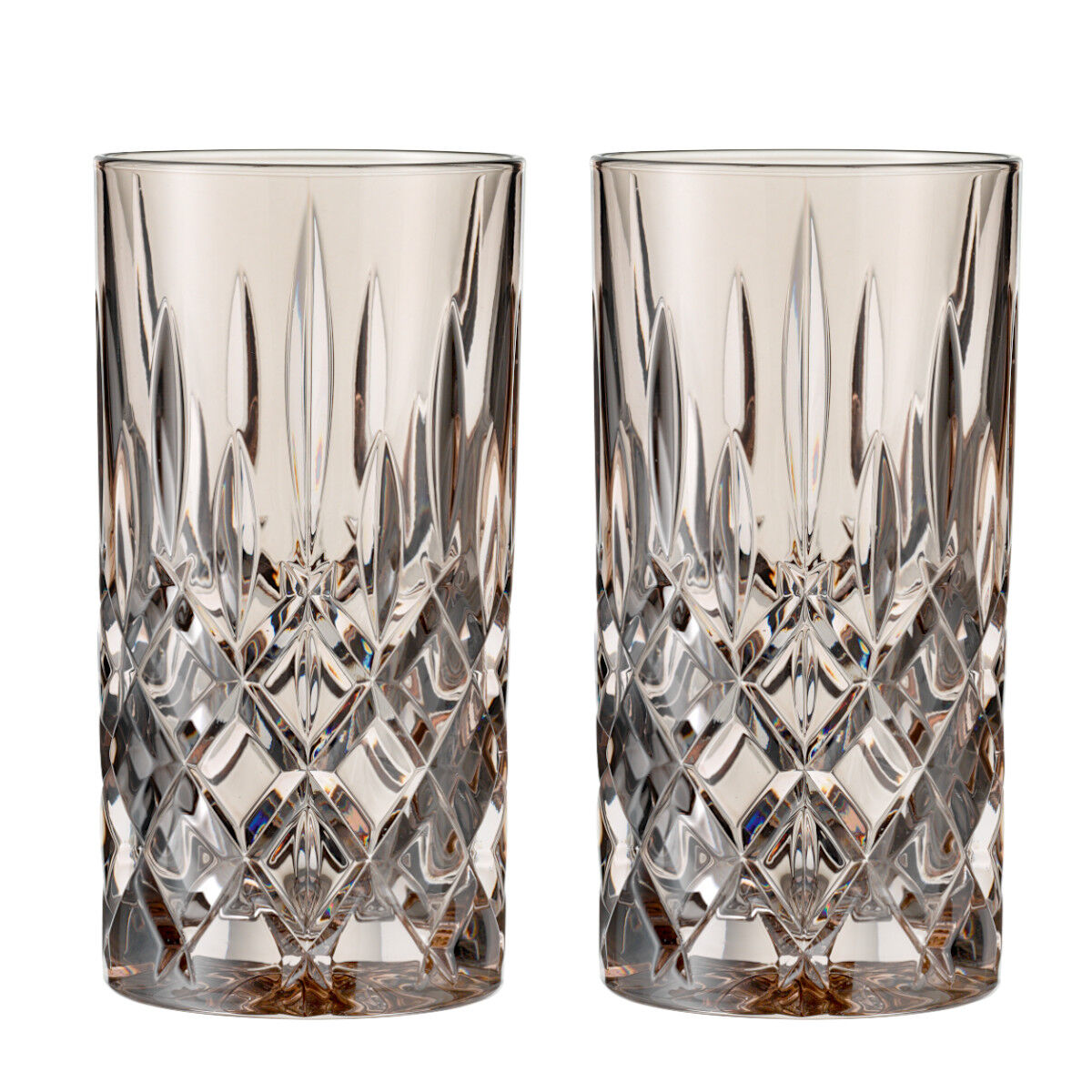 NACHTMANN 105713 NOBLESSE Longdrinkglas TAUPE 2er Set