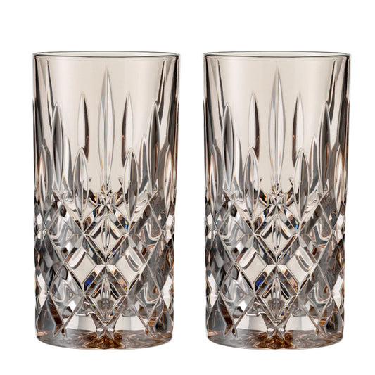 NACHTMANN 105713 NOBLESSE Longdrinkglas TAUPE 2er Set