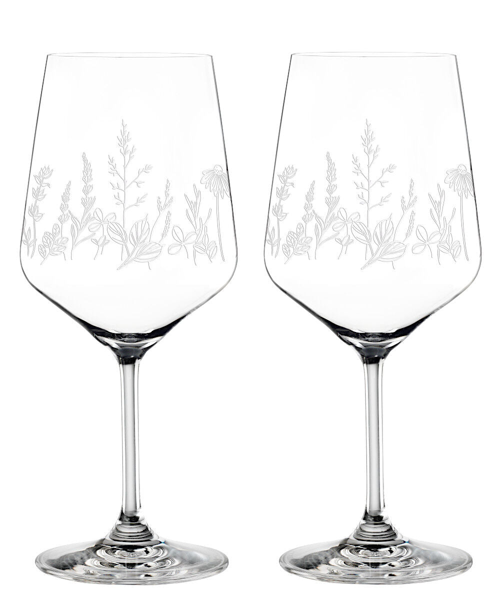 NACHTMANN 105722 TATTOO BOTANICAL WHITE Spritz/Wein Glas 2er Set