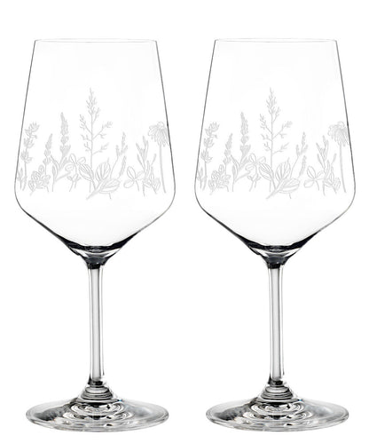 NACHTMANN 105722 TATTOO BOTANICAL WHITE Spritz/Wein Glas 2er Set