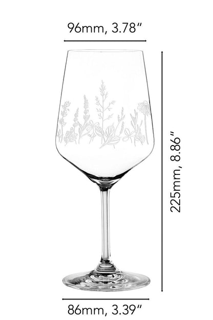 NACHTMANN 105722 TATTOO BOTANICAL WHITE Spritz/Wein Glas 2er Set – Bild 2