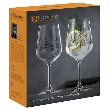 NACHTMANN 105723 TATTOO BOTANICAL BLACK Spritz/Wein Glas 2er Set – Bild 4