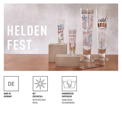 Ritzenhoff 1061015 Schnapsglas #15 HELDENFEST Paul Farrell 2024