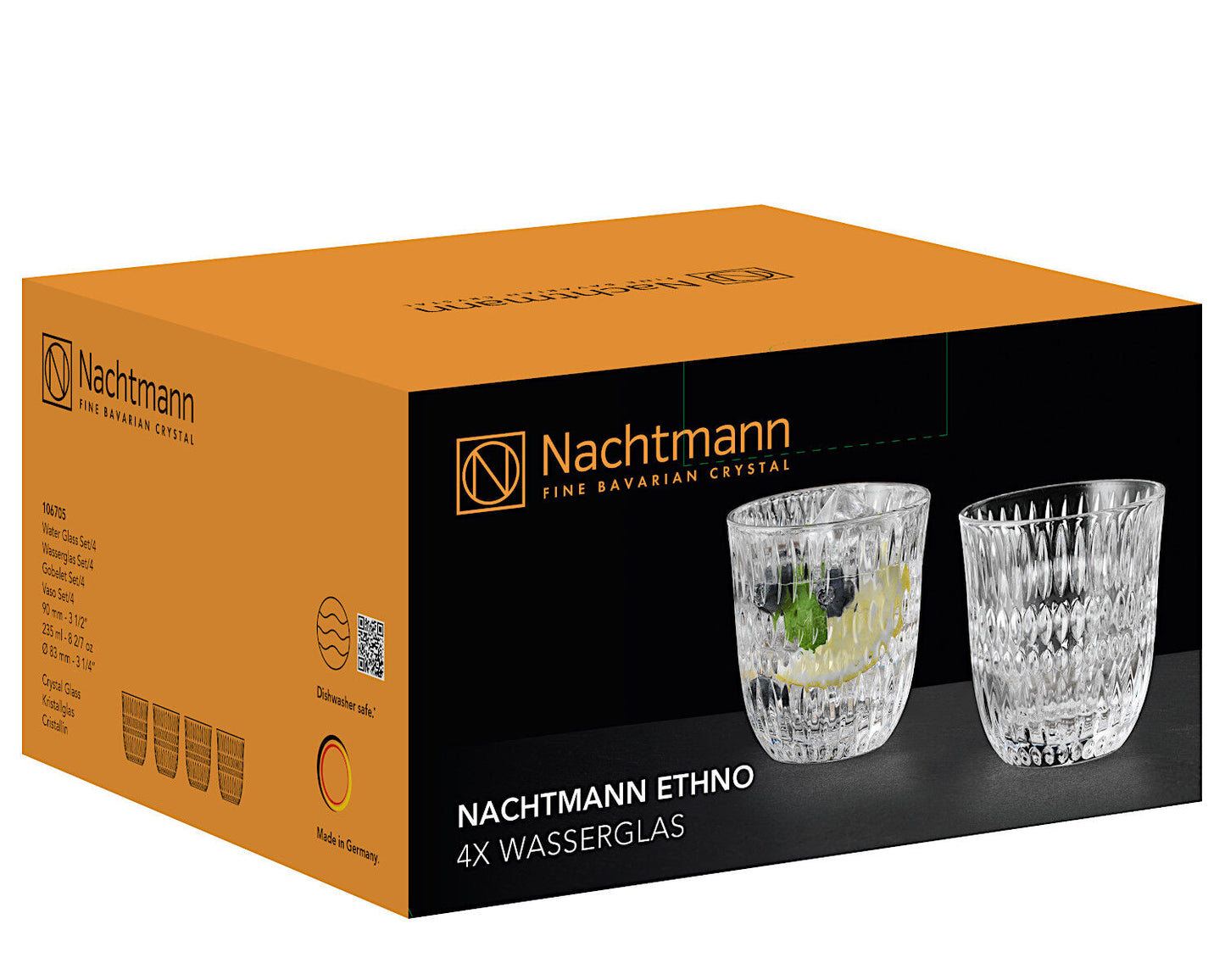 NACHTMANN 106705 ETHNO Wasserglas 4er Set – Bild 4