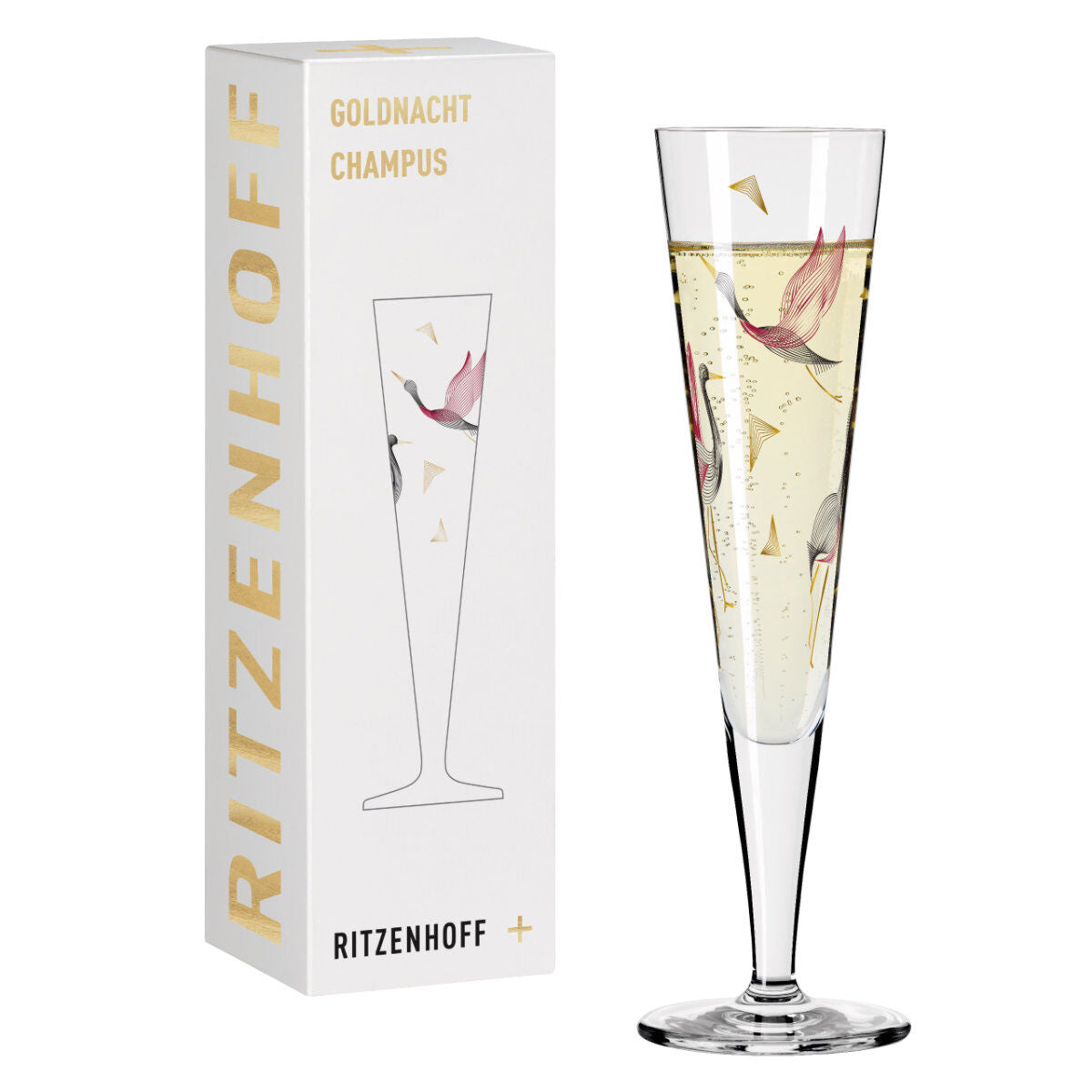 Ritzenhoff 1071015 Champagnerglas #15 GOLDNACHT Christine Kordes 2021