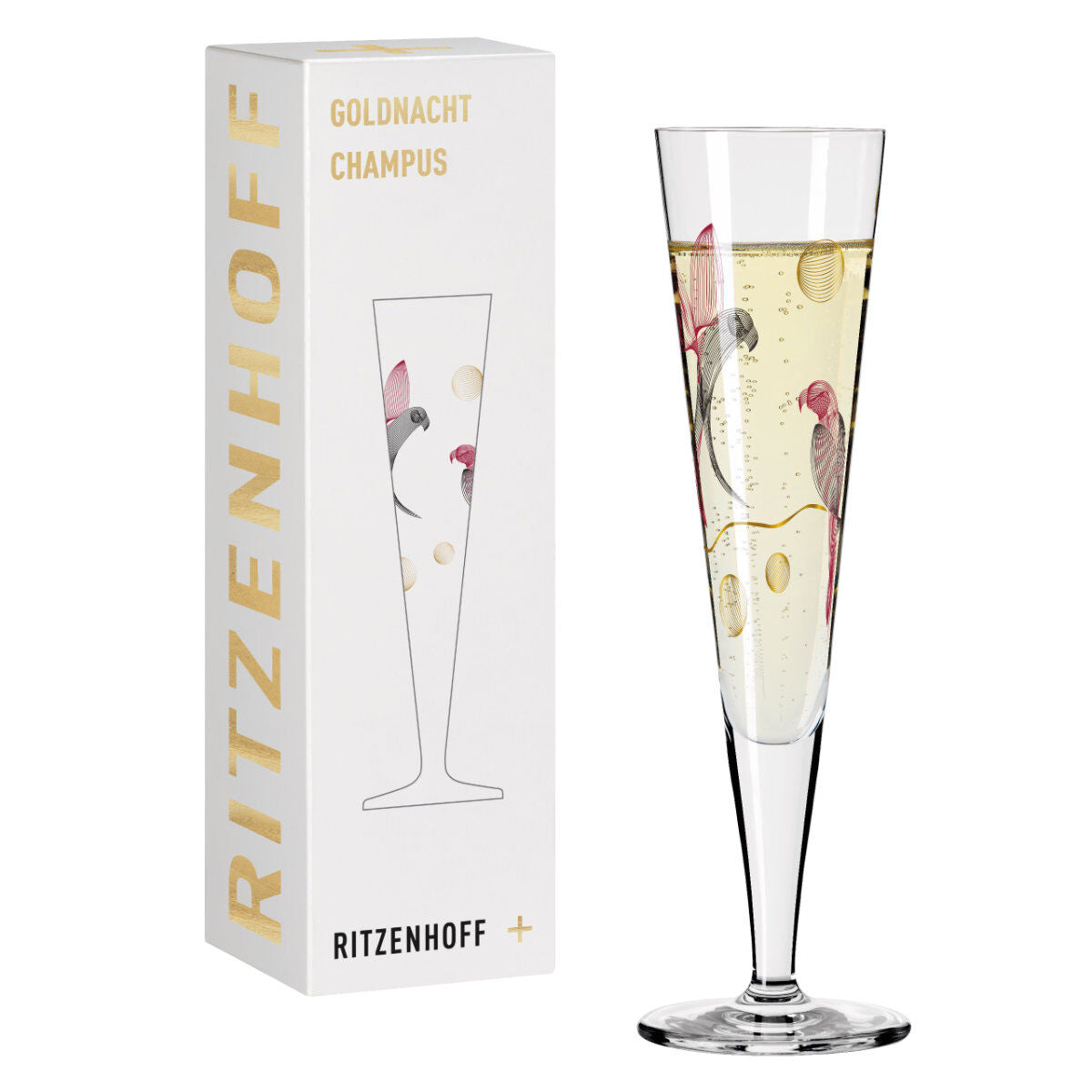 Ritzenhoff 1071016 Champagnerglas #16 GOLDNACHT Christine Kordes 2021