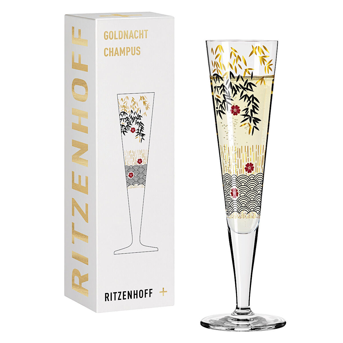 Ritzenhoff 1071019 Champagnerglas #19 GOLDNACHT Kathrin Stockebrand 2022