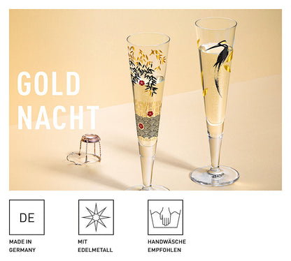 Ritzenhoff 1071020 Champagnerglas #20 GOLDNACHT Kathrin Stockebrand 2022