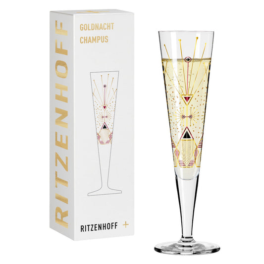 Ritzenhoff 1071025 Champagnerglas #25 GOLDNACHT Werner Bohr 2022