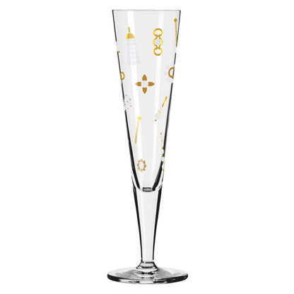 Ritzenhoff 1071040 Champagnerglas #40 GOLDNACHT Champus Nathalie Jean 2024 in Geschenkbox