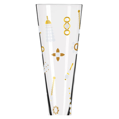 Ritzenhoff 1071040 Champagnerglas #40 GOLDNACHT Champus Nathalie Jean 2024 in Geschenkbox