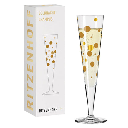 Ritzenhoff 1071041 Champagnerglas #41 GOLDNACHT Champus Andrea Arnolt 2024 in Geschenkbox