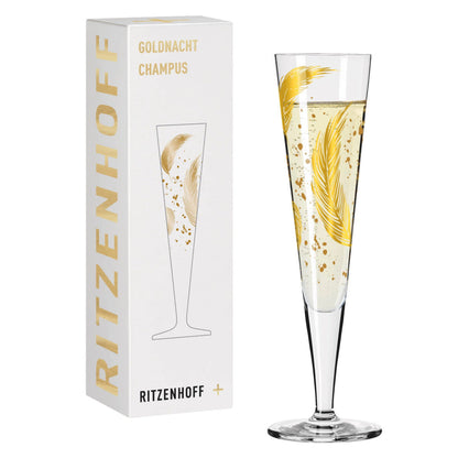 Ritzenhoff 1071042 Champagnerglas #42 GOLDNACHT Champus Andrea Arnolt 2024 in Geschenkbox