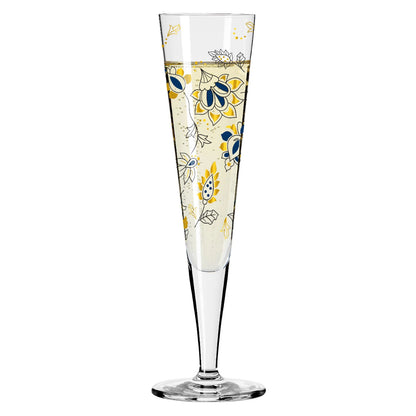 Ritzenhoff 1071044 Champagnerglas #44 GOLDNACHT Champus Christine Kordes 2024 in Geschenkbox