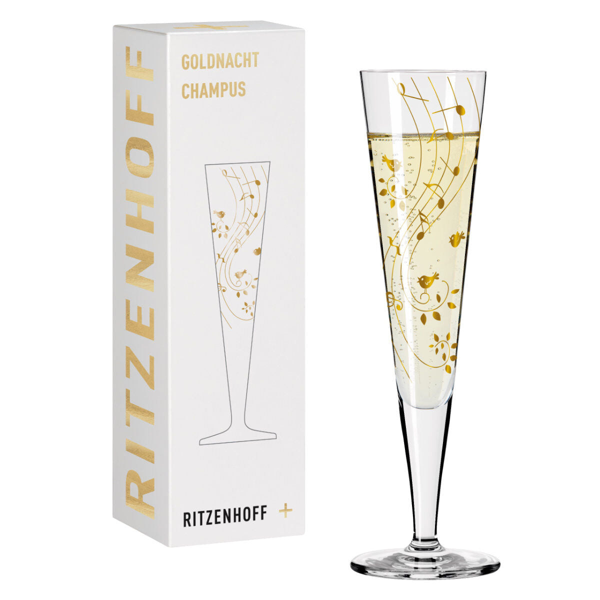 Ritzenhoff 1078202 Champagnerglas #2 GOLDNACHT Sibylle Mayer 2013