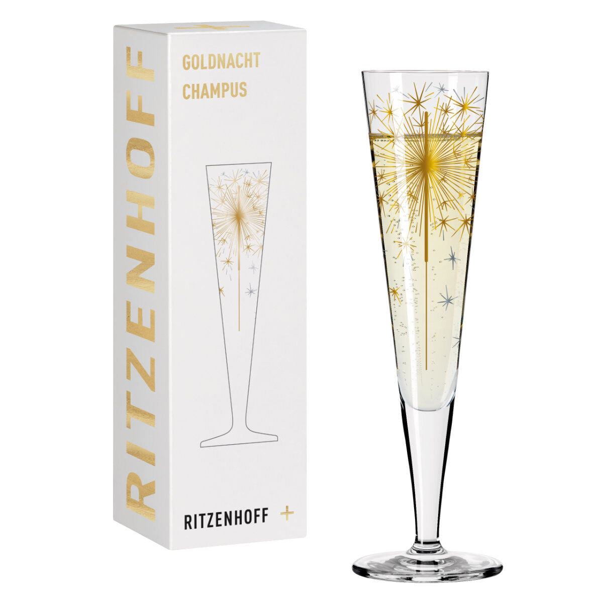 Ritzenhoff 1078268 Champagnerglas #5 GOLDNACHT Petra Mohr 2019