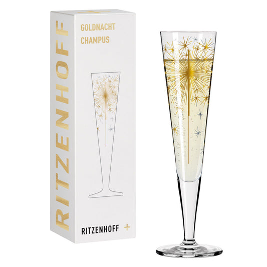 Ritzenhoff 1078268 Champagnerglas #5 GOLDNACHT Petra Mohr 2019