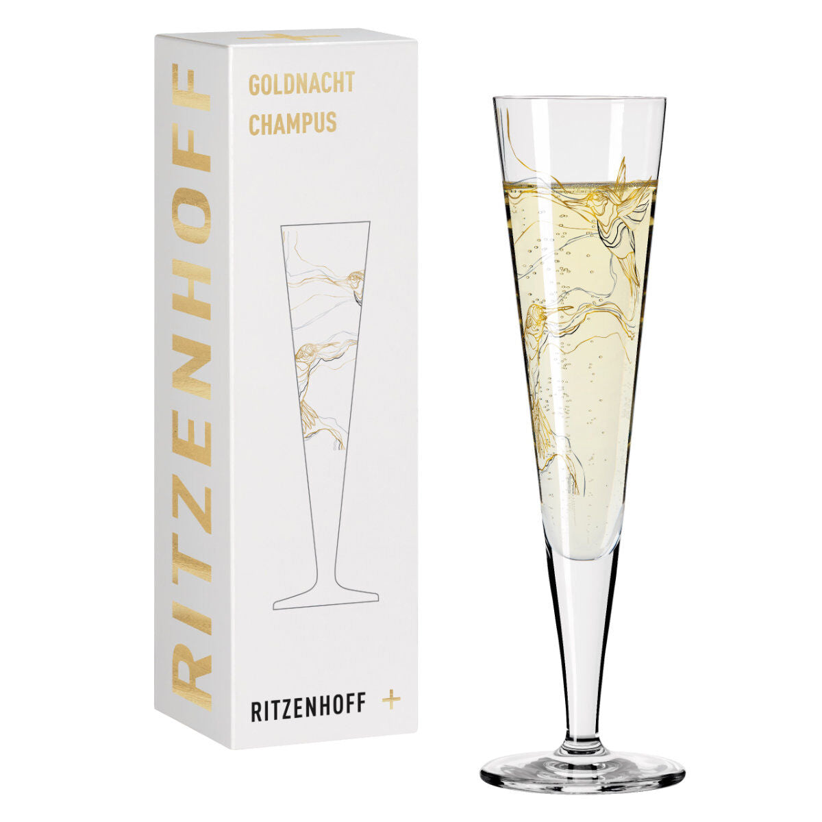 Ritzenhoff 1078278 Champagnerglas #8 GOLDNACHT Marvin Benzoni 2020