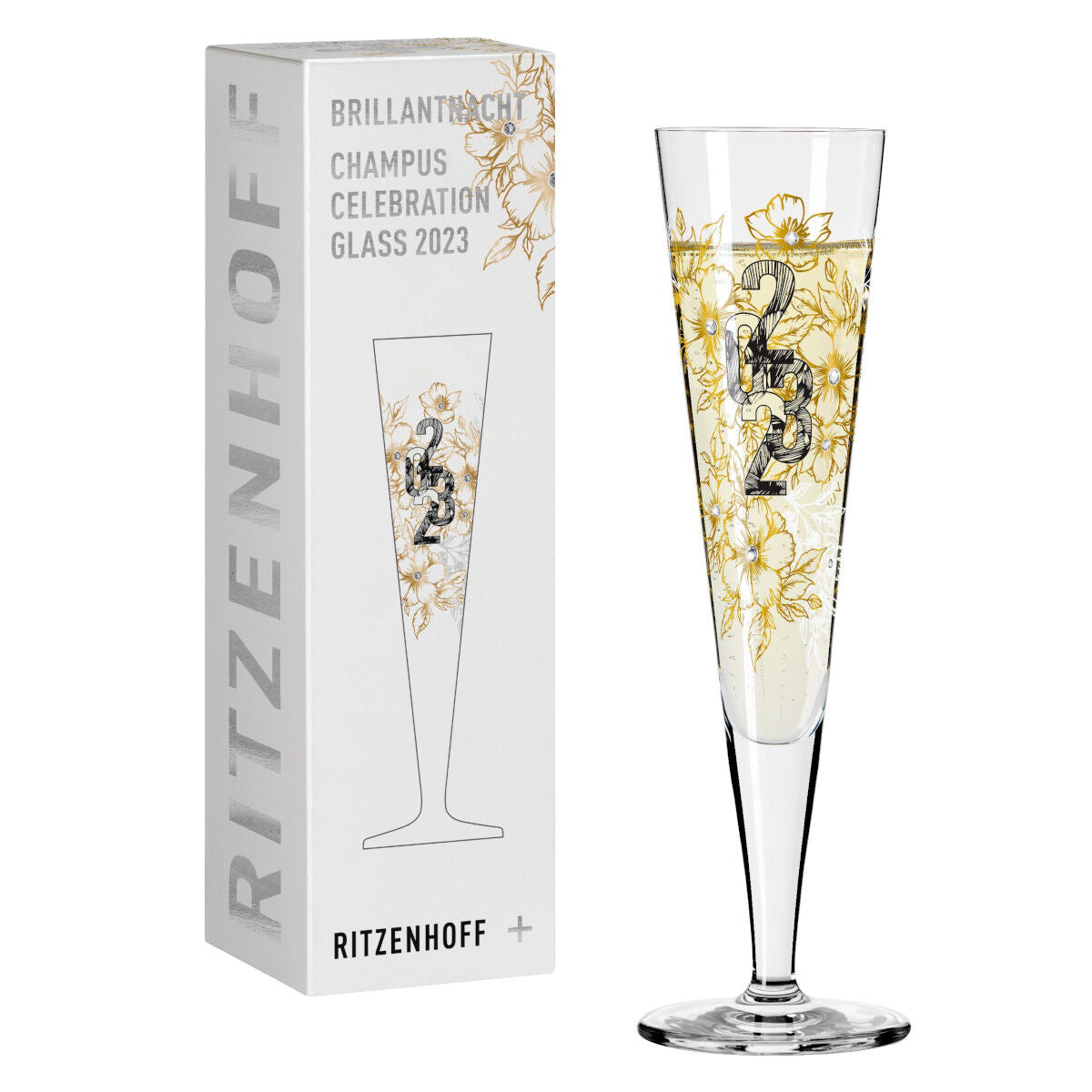 Ritzenhoff 1079013 Champagnerglas #2023 BRILLANTNACHT Romi Bohnenberg 2022