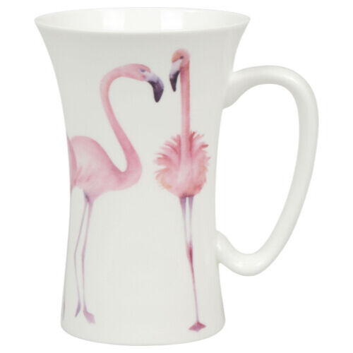KÖNITZ 1120162787 Becher Mega Mug Flamingo - 630 ml Bone China Porzellan