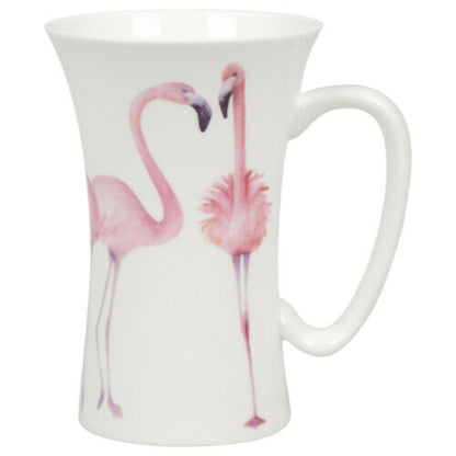 KÖNITZ 1120162787 Becher Mega Mug Flamingo - 630 ml Bone China Porzellan