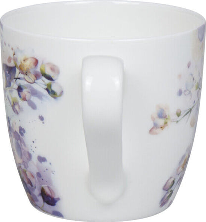 KÖNITZ 1120572929 Becher Purple Blossoms - Lila Blüten 425 ml aus Bone China Porzellan – Bild 4