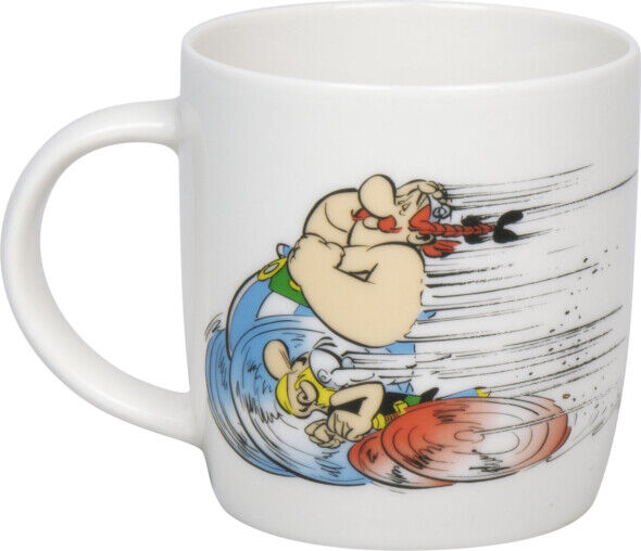 KÖNITZ Becher Asterix Rennen - Courir - 400 ml / Asterix & Obelix Motivtasse – Bild 2
