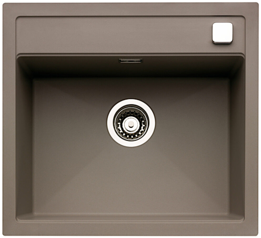 NABER Spüle ANGOLA 56 mit Drehexcentergarnitur verchromt / Auflagespüle / Einzelbecken / 60 cm Schrankbreite – Bild 5
