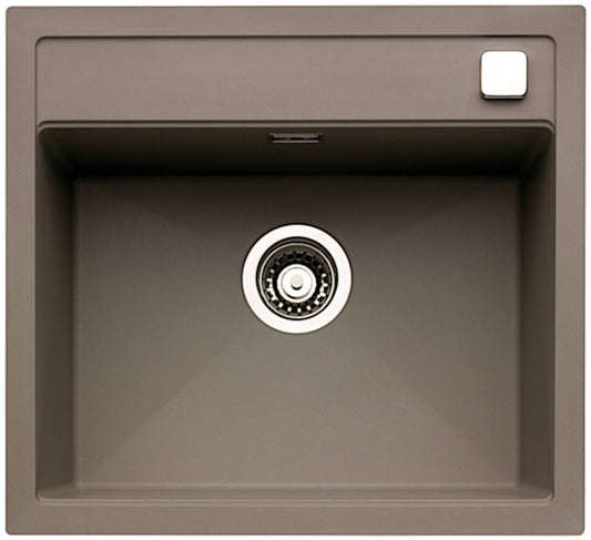 NABER Spüle ANGOLA 56 mit Drehexcentergarnitur verchromt / Auflagespüle / Einzelbecken / 60 cm Schrankbreite – Bild 5