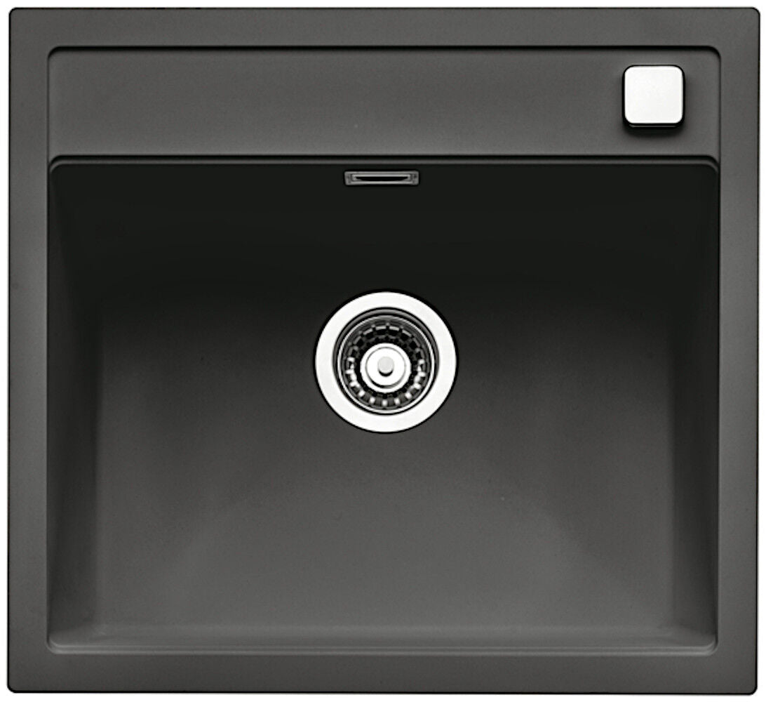 NABER Spüle ANGOLA 56 mit Drehexcentergarnitur verchromt / Auflagespüle / Einzelbecken / 60 cm Schrankbreite – Bild 10
