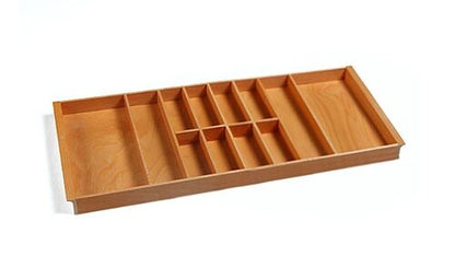 Besteckeinsatz BUCHE 110er Schubl. B 1012 x T 472 mm passend für Blum Tandem 19 mm Schubladen