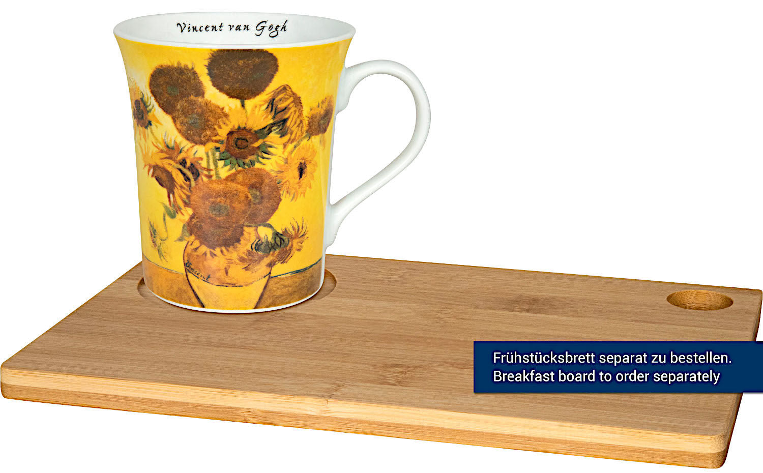 KÖNITZ Becher Les Fleurs - Vincent van Gogh 410 ml, Porzellan – Bild 3