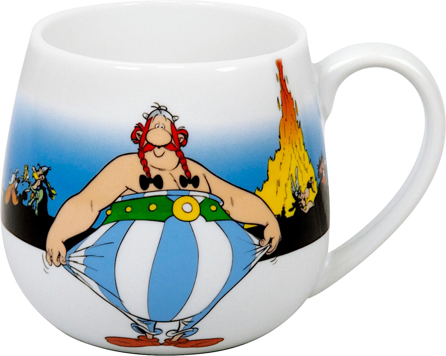 KÖNITZ Kuschelbecher Asterix - Ich bin nicht dick - 420 ml / Motivtasse