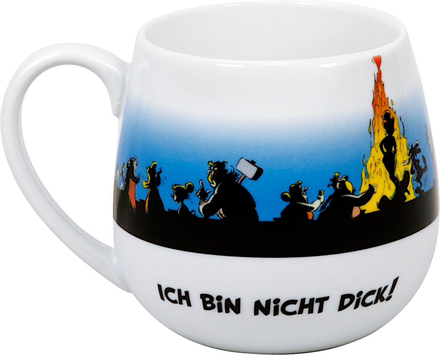 KÖNITZ Kuschelbecher Asterix - Ich bin nicht dick - 420 ml / Motivtasse – Bild 2