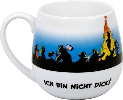 KÖNITZ Kuschelbecher Asterix - Ich bin nicht dick - 420 ml / Motivtasse – Bild 2