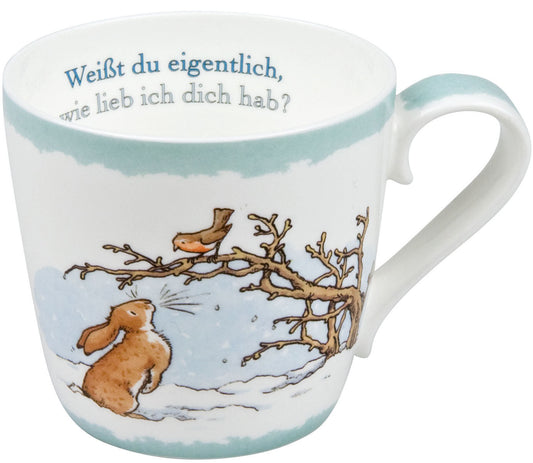KÖNITZ 1120571527 Becher Weißt du eigentlich... 450 ml 4 Jahreszeiten - WINTER, Bone China