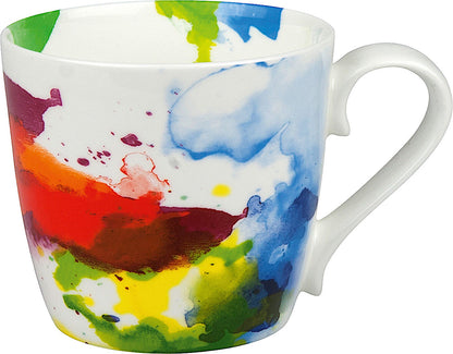 10er SET KÖNITZ 1120571694 Becher 450 ml - On Colour - FLOW aus Bone China Porzellan / Designbecher – Bild 2