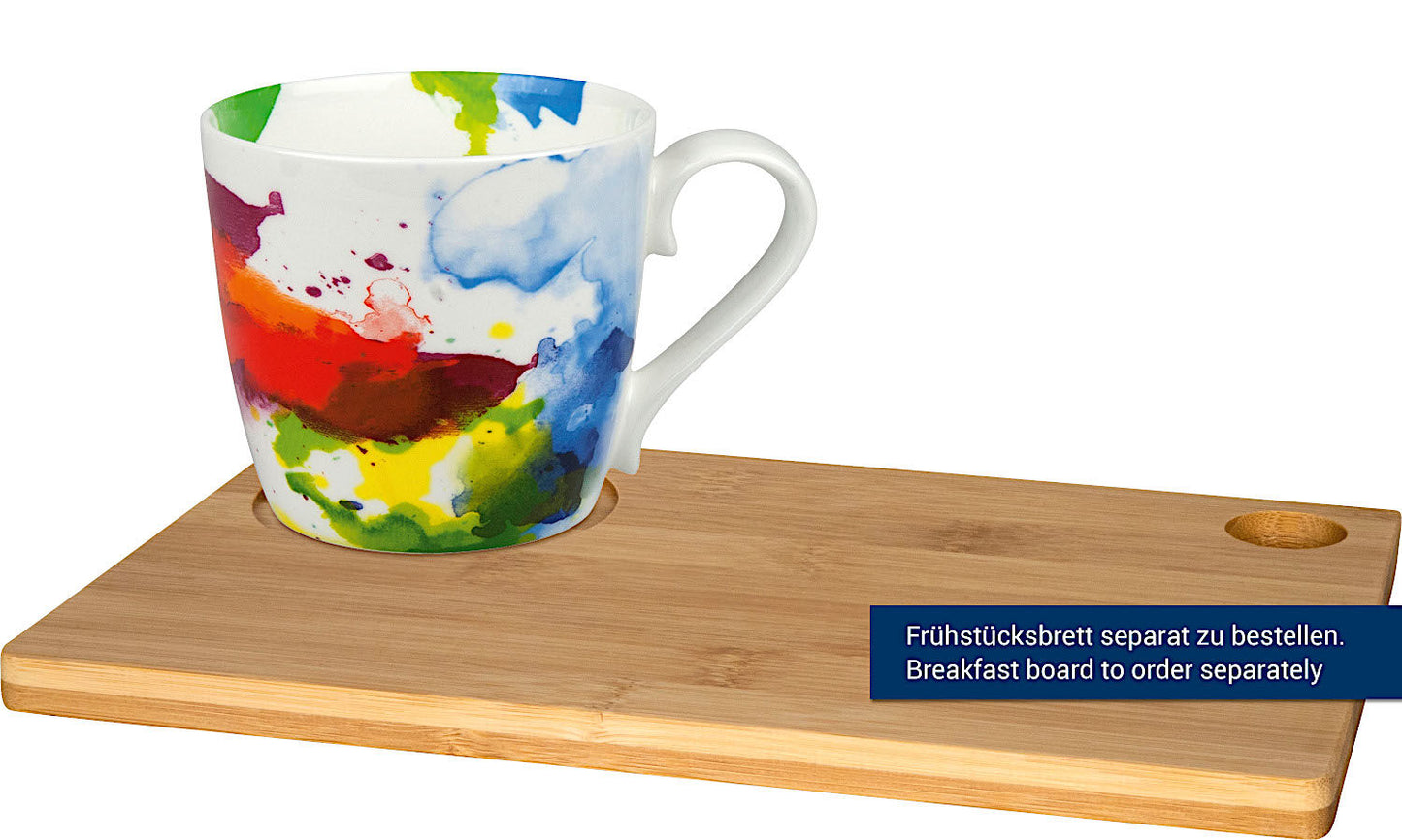 10er SET KÖNITZ 1120571694 Becher 450 ml - On Colour - FLOW aus Bone China Porzellan / Designbecher – Bild 4