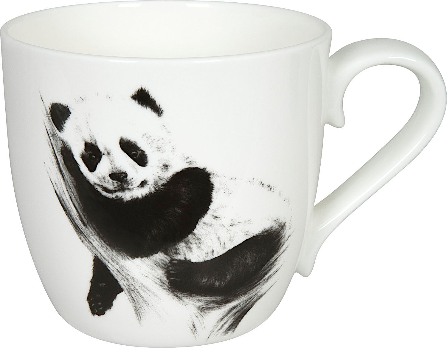 KÖNITZ 1120572617 Becher AMAZING ANIMALS - PANDA - 425 ml aus Bone China Porzellan / Design Vanessa Kahl