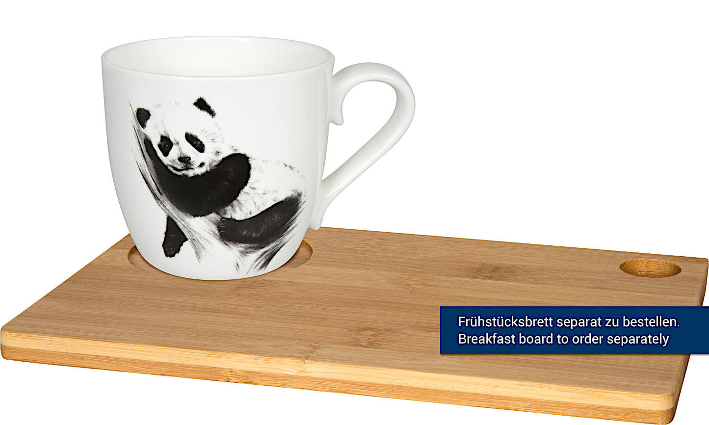 KÖNITZ 1120572617 Becher AMAZING ANIMALS - PANDA - 425 ml aus Bone China Porzellan / Design Vanessa Kahl – Bild 2