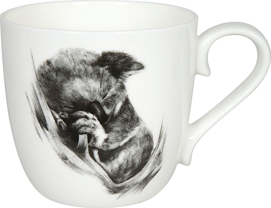 KÖNITZ 1120572618 Becher AMAZING ANIMALS - KOALA - 425 ml aus Bone China Porzellan / Design Vanessa Kahl
