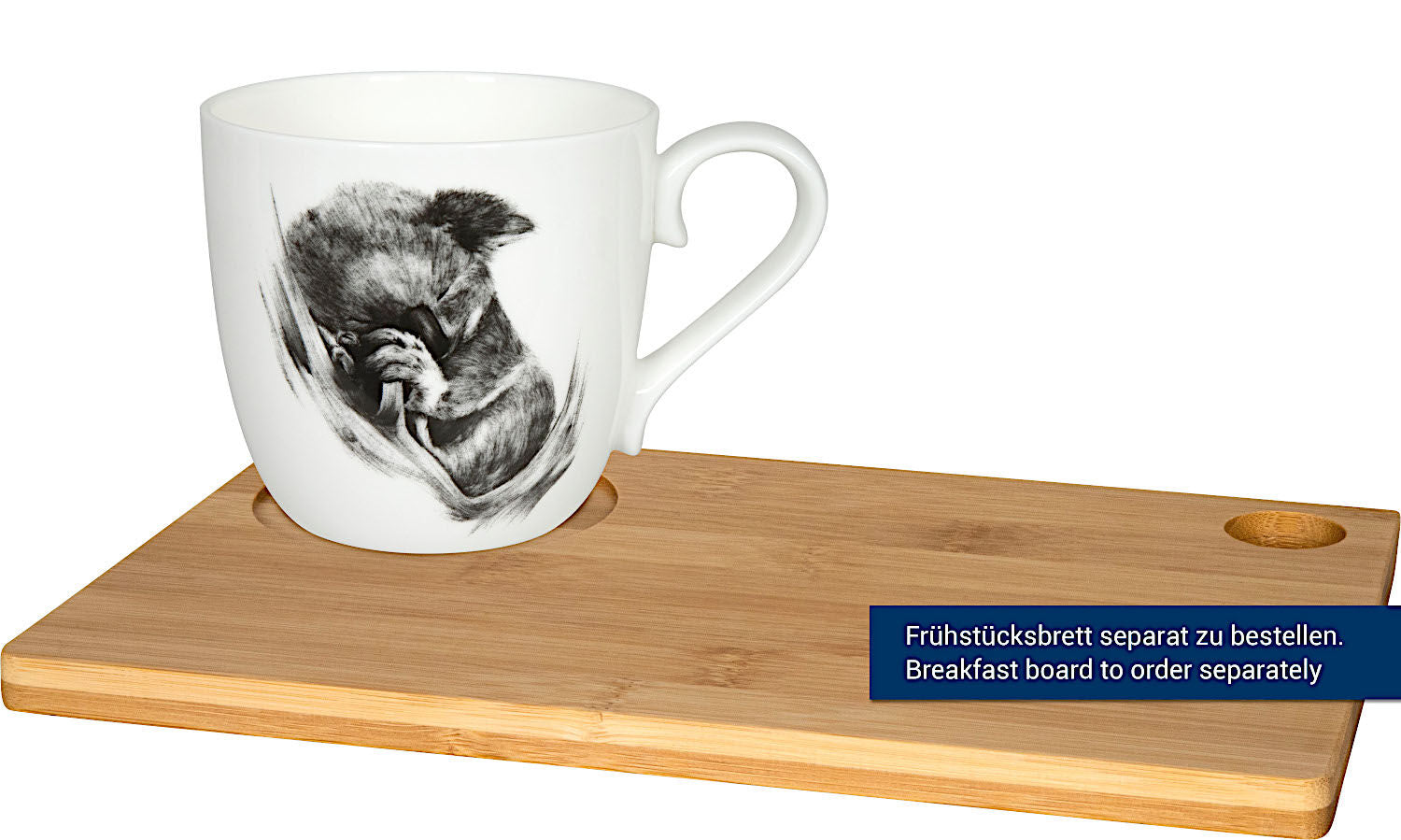 10er SET KÖNITZ 1120572618 Becher AMAZING ANIMALS - KOALA - 425 ml aus Bone China Porzellan / Design Vanessa Kahl – Bild 3