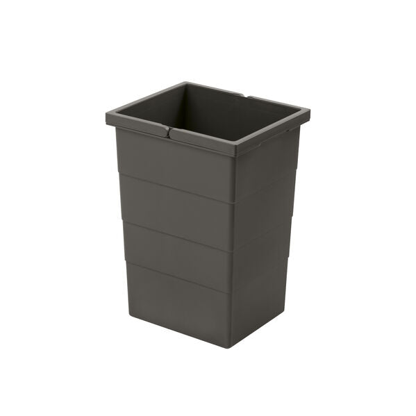 HAILO 1138999 Inneneimer 13 Liter in dunkelgrau für Abfallsorter CARGO / Eimer / Ersatzeimer / Abfalleimer
