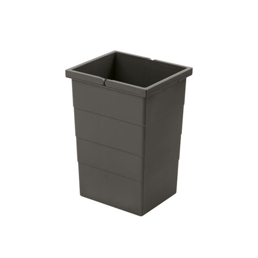 HAILO 1138999 Inneneimer 13 Liter in dunkelgrau für Abfallsorter CARGO / Eimer / Ersatzeimer / Abfalleimer