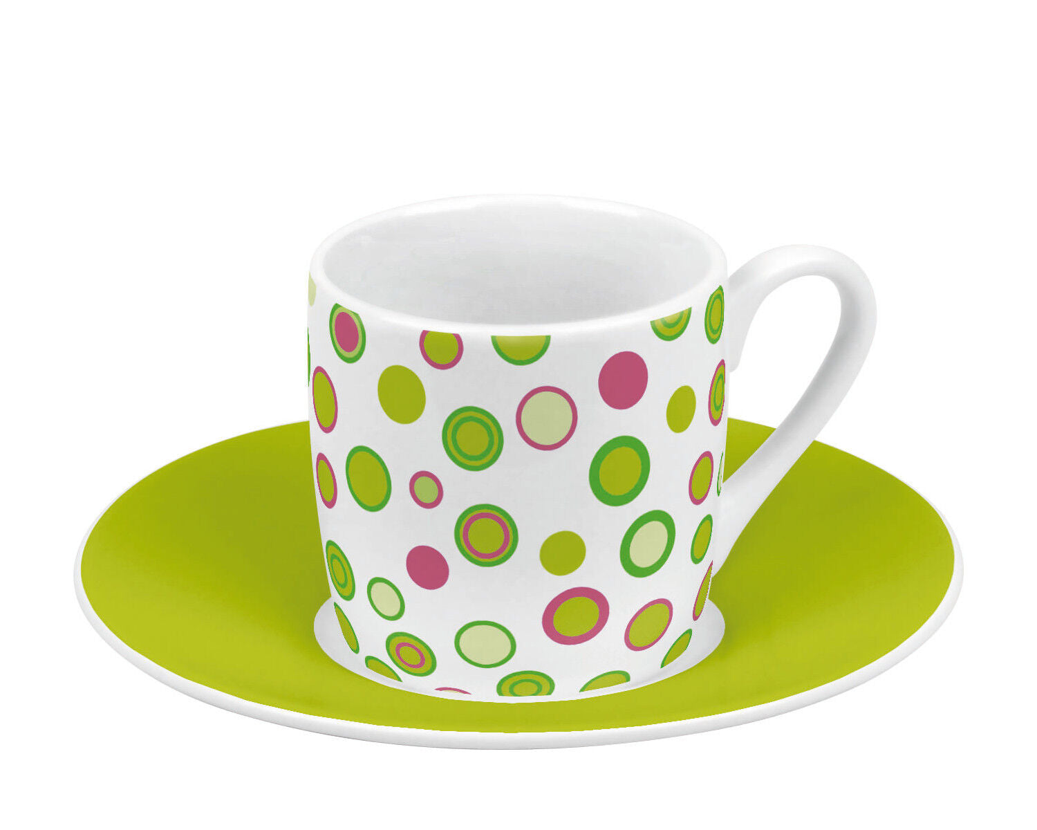 KÖNITZ 4er Geschenkset Espresso 85 ml - SPRING - aus Porzellan / Designbecher – Bild 3