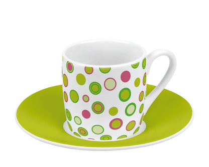 KÖNITZ 4er Geschenkset Espresso 85 ml - SPRING - aus Porzellan / Designbecher – Bild 3