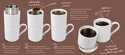 KÖNITZ COFFEE-FOR-ONE On Colour - FLOW Kaffeebereiter Set / Slow Coffee Maschine – Bild 3