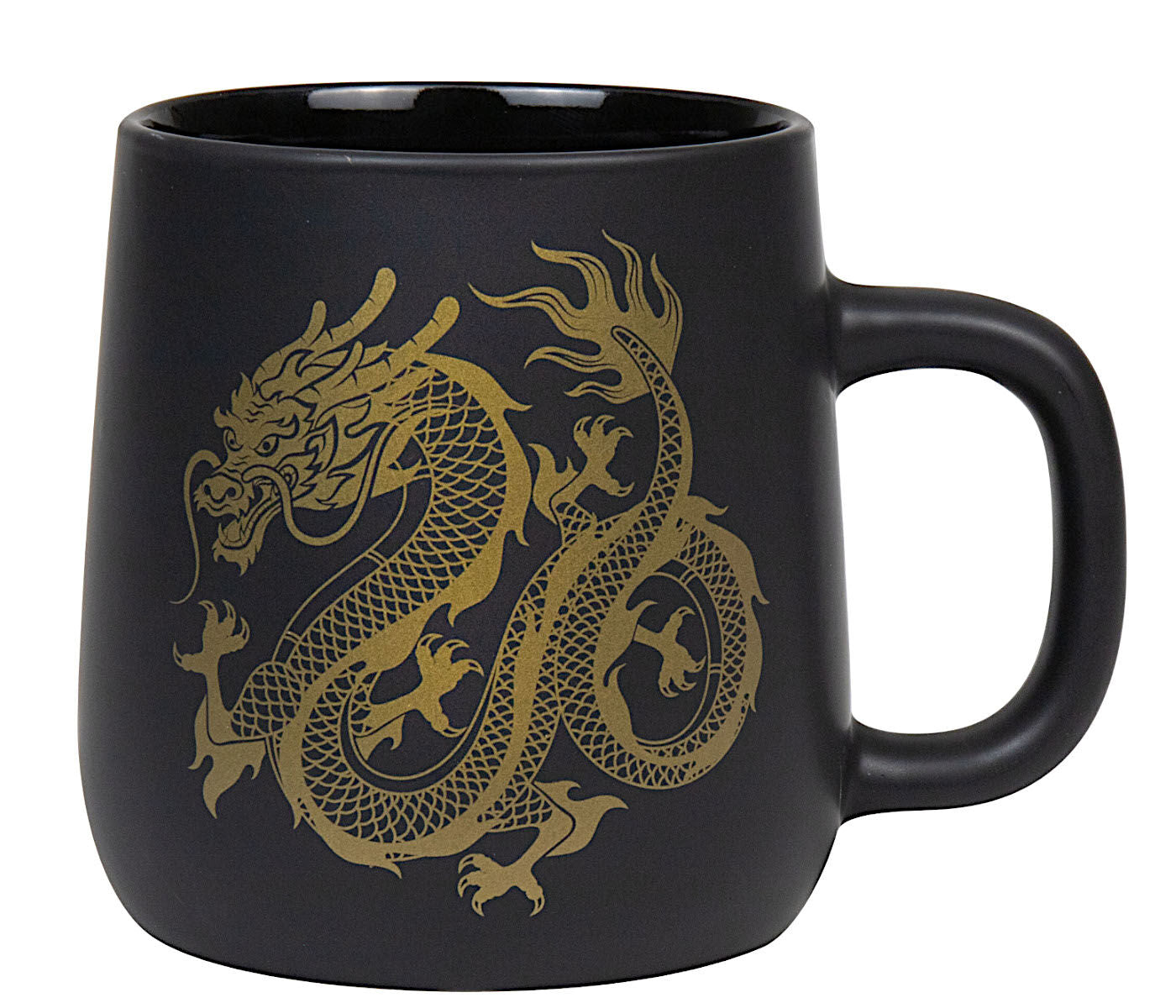 KÖNITZ Becher STERNZEICHEN - Golden Dragon - 395 ml aus Bone China Porzellan / Fassbecher