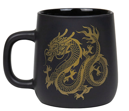 KÖNITZ Becher STERNZEICHEN - Golden Dragon - 395 ml aus Bone China Porzellan / Fassbecher – Bild 2