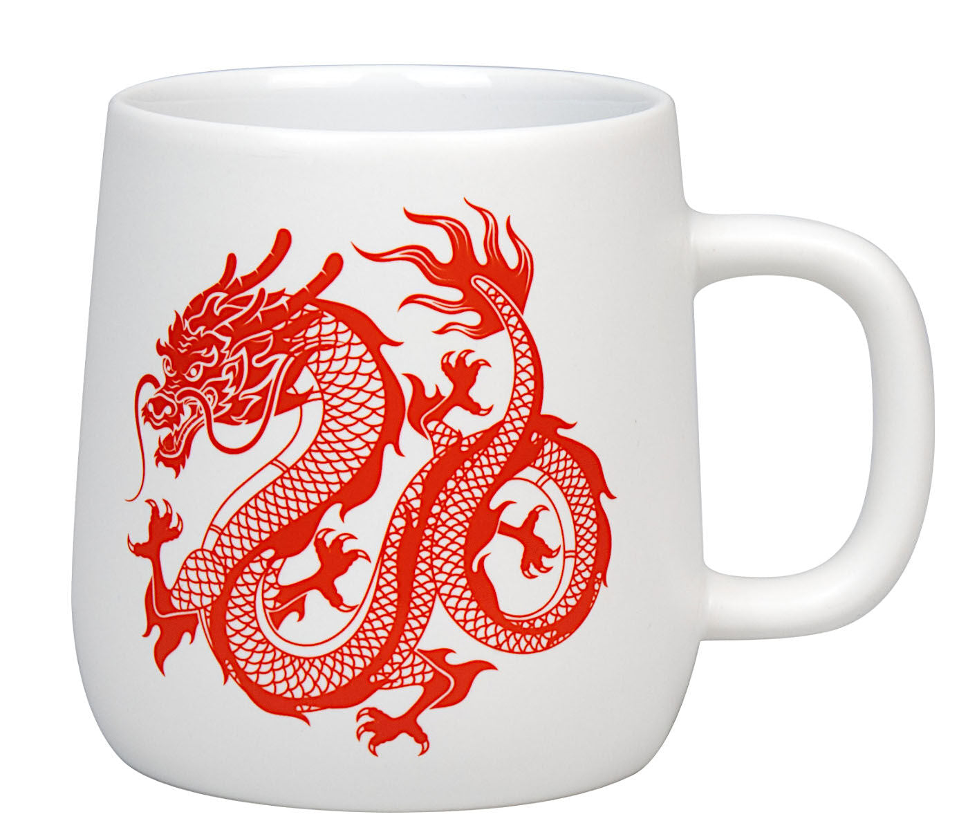 KÖNITZ Becher 395 ml STERNZEICHEN - Red Dragon - 395 ml aus Bone China Porzellan / Fassbecher